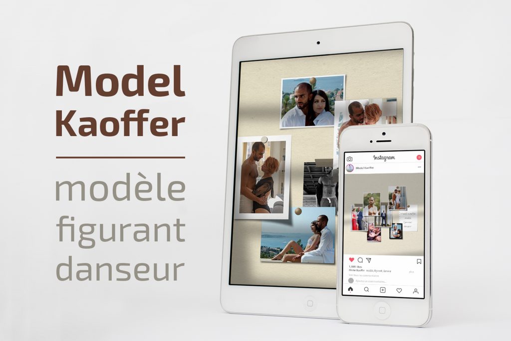 Story pour les réseaux sociaux de Model Kaoffer, modèle, figurant, danseur français